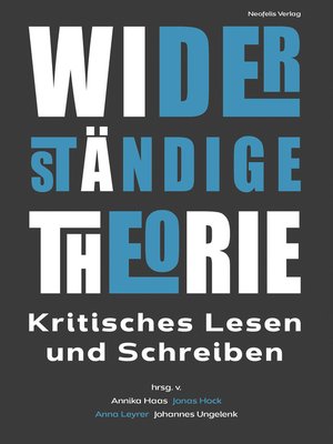 cover image of Widerständige Theorie